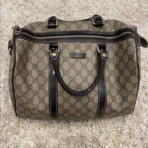 Gucci Coated Canvas Boston bag